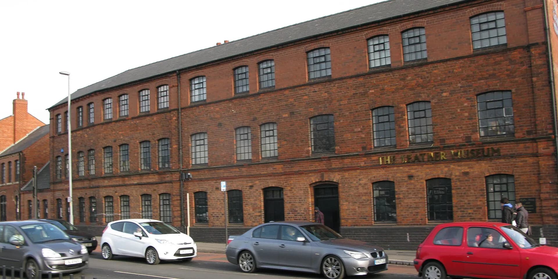 The red-brick Victorian factory that houses Walsall Leather Museum